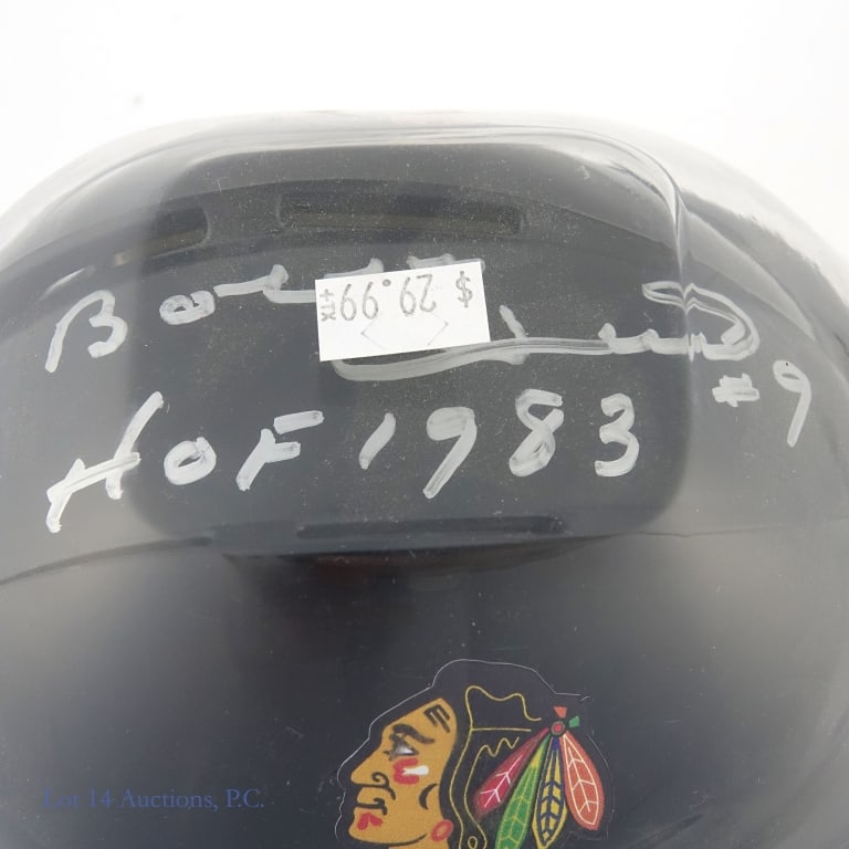 Chicago Blackhawks Signed Mini Helmets (3) - 4