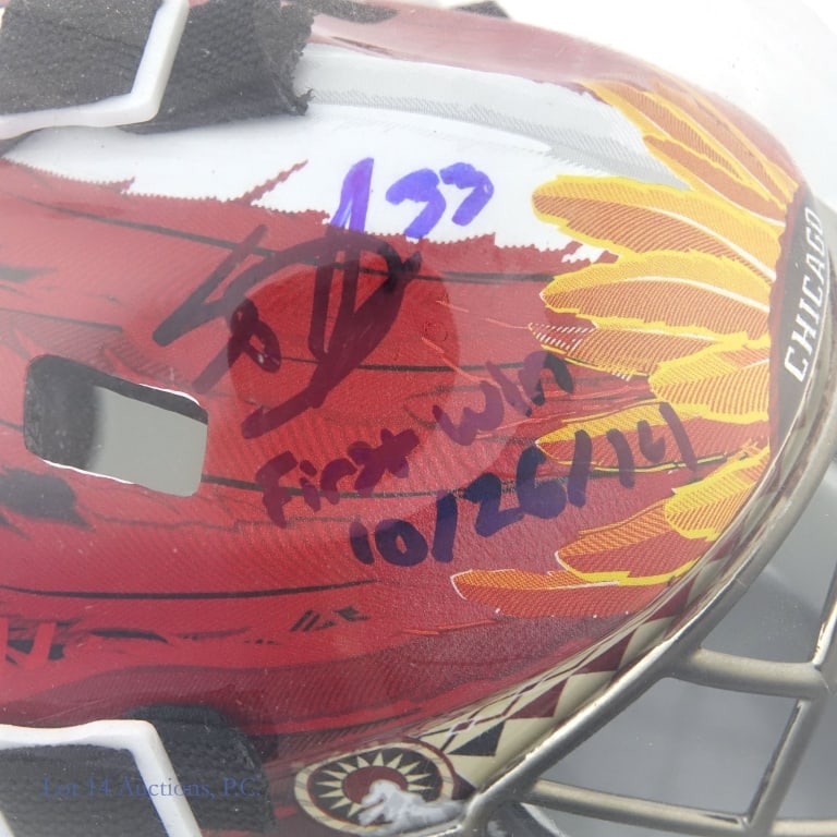 Chicago Blackhawks Signed Mini Helmets (5) - 6