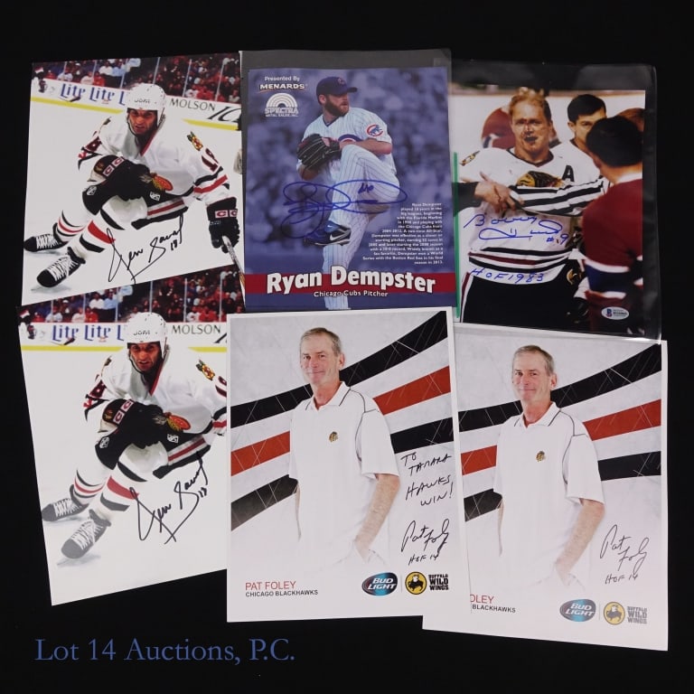 Signed Photos - Mostly Blackhawks - 4