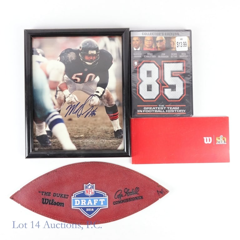 Chicago Bears Signed Memorabilia Collection - 5
