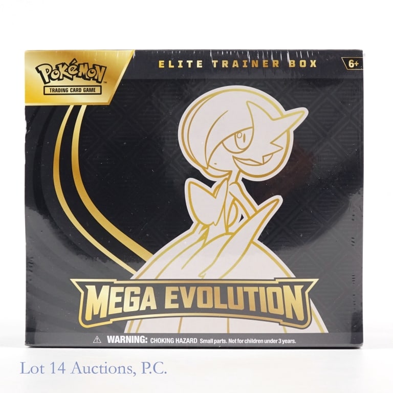 Mega Evolution Elite Trainer Box: Mega Gardevoir: Pokemon Mega Gardevoir, Mega Evolution Elite Trainer Box. Includes 9 Pokemon TCG: Mega Evolution booster packs, Alakazam full art promo foil card, 65 card sleeves, 40 energy cards, a player's guide, 6