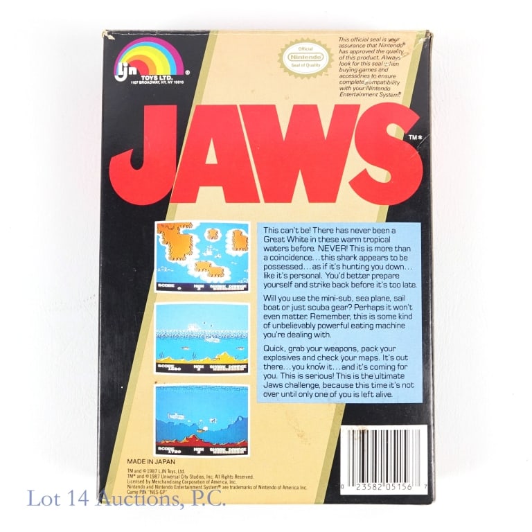 NES Enteractive Jaws Game - 2