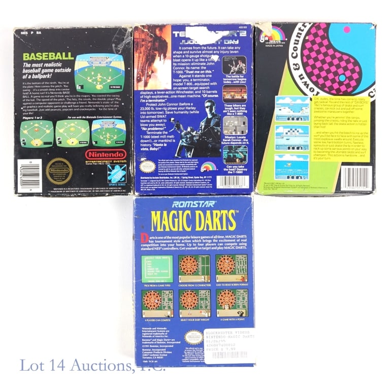 Boxed NES Games (4) - 3