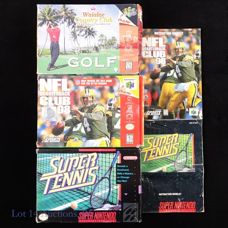 Empty Nintendo Game Boxes & Manuals - 2