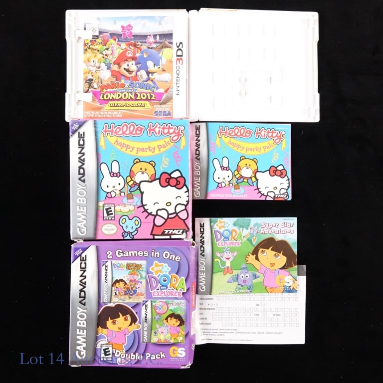 Empty Nintendo Game Boxes & Manuals - 5