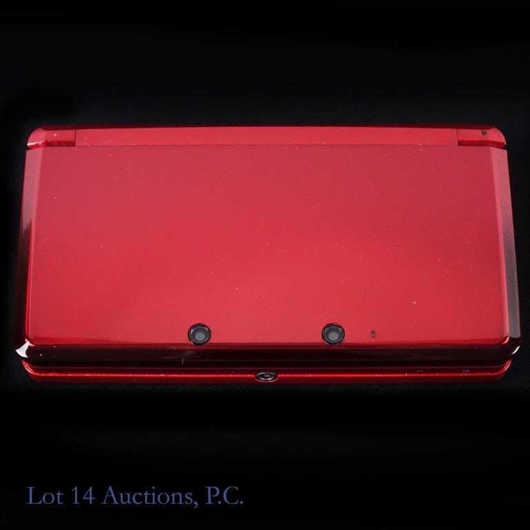 Nintendo 3DS Flame Red Console T+W - 2