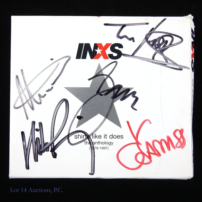 Signed INXS CD Anthology - 3