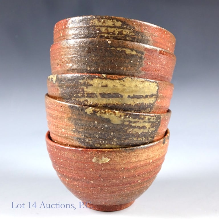 Small Shigaraki Ware Tea Set - 3