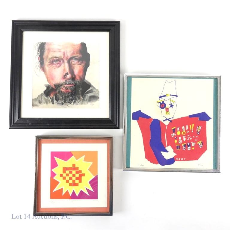 Three Odd Art Prints - 2