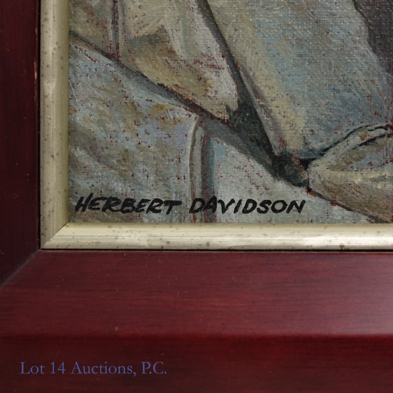 "Boy on Front Steps" by Herbert Davidson - 6