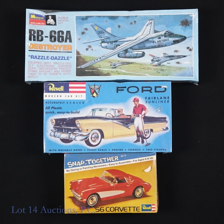 Plastic Car Model Kits - 3