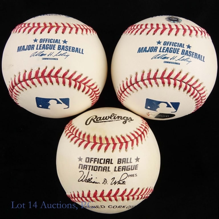 Chicago Cubs Signed Baseballs (7) - 8
