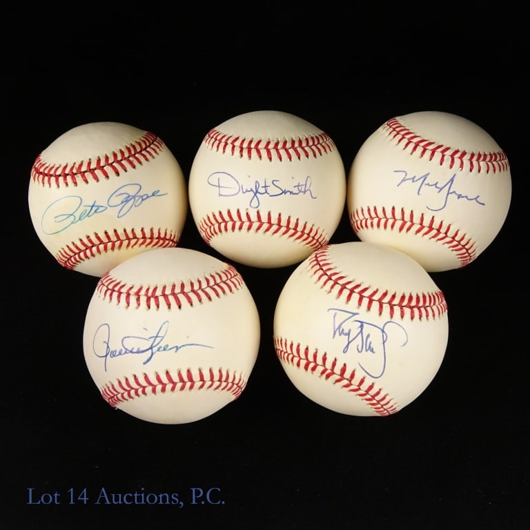 Autographed Baseballs (5+ - Rose) - 2