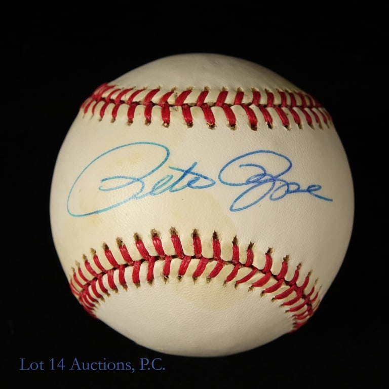 Autographed Baseballs (5+ - Rose) - 8
