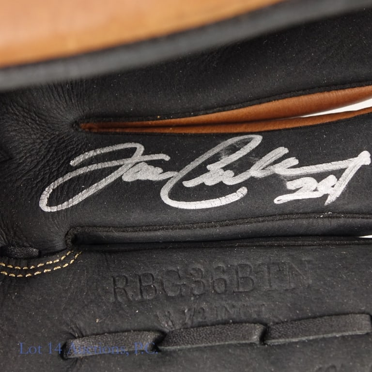 8 Baseball Gloves With 1 Signed - 5