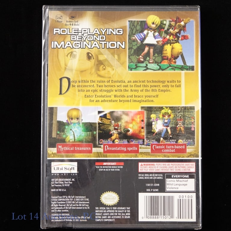 GameCube Evolution Worlds Game Sealed - 2