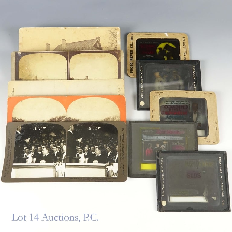 5 Glass Lantern Slides Of Hollywood Movies (1 of 4)