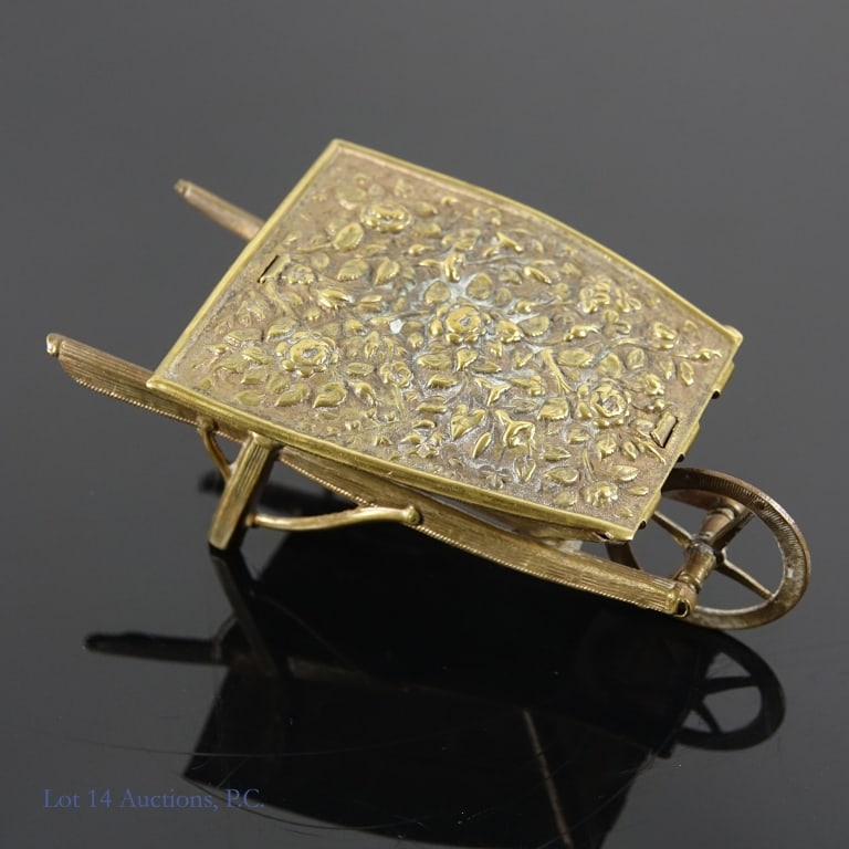 Rare 1874 W. Avery & Son Wheelbarrow Needle Case (1 of 5)