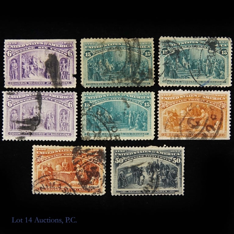 1893 US Columbus Com. Stamps (Used), 8 (1 of 2)