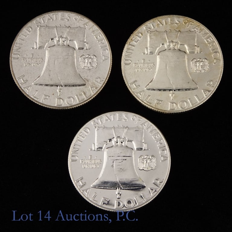 US Silver Proof Franklin 50c, 3 - 2