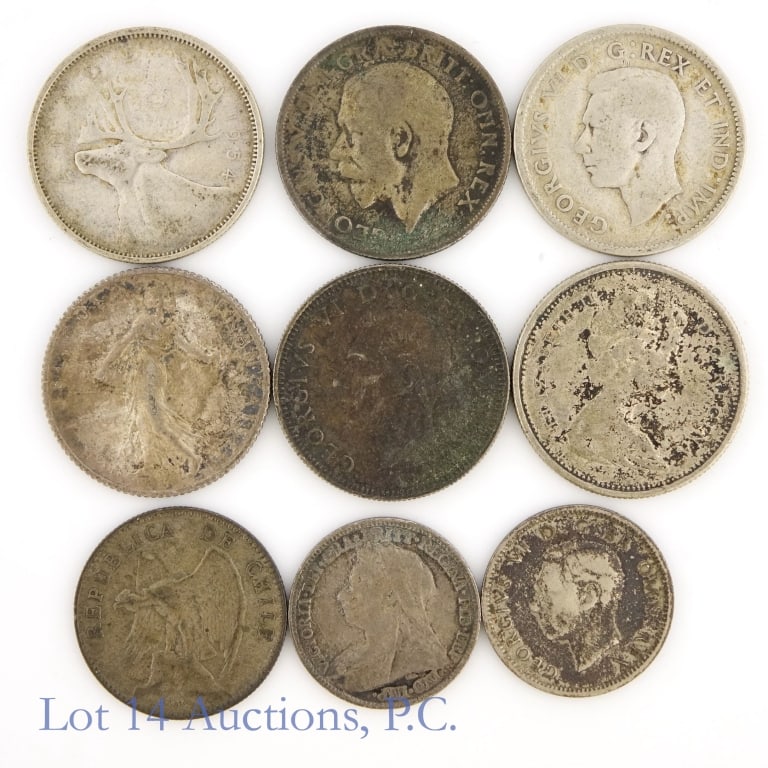 Various Silver World Coins (+25) - 2