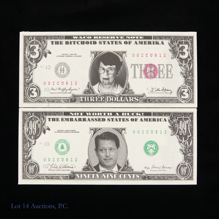 1996 US Pres. Camp. Items (5 pd / 75 Notes) - 3