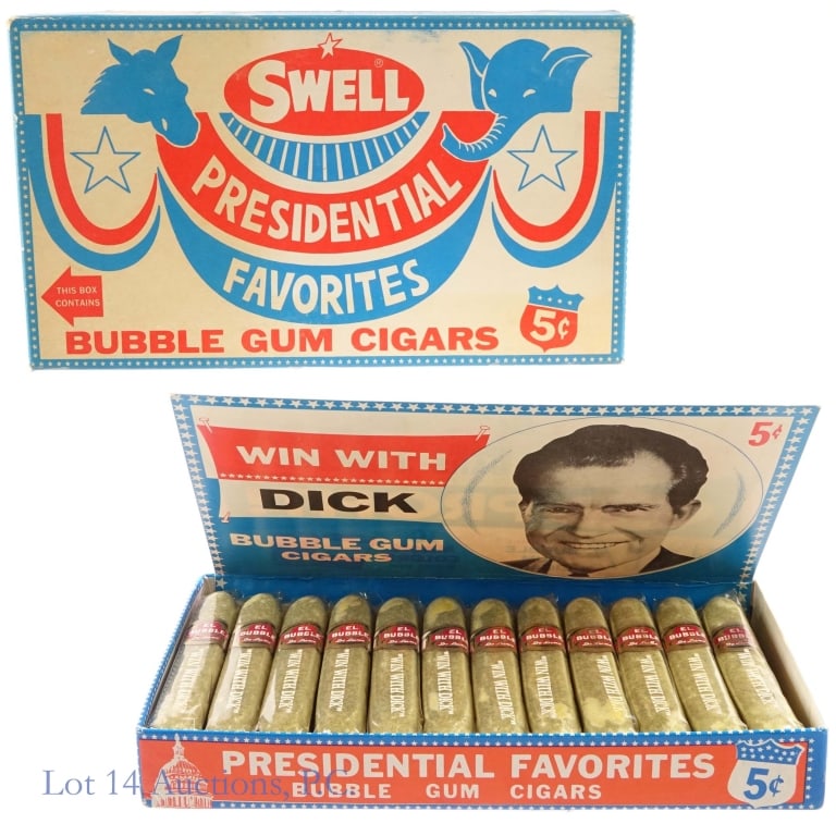 1968 Win With Dick Bubble Gum Cigars (Comp Box) (1 of 11)