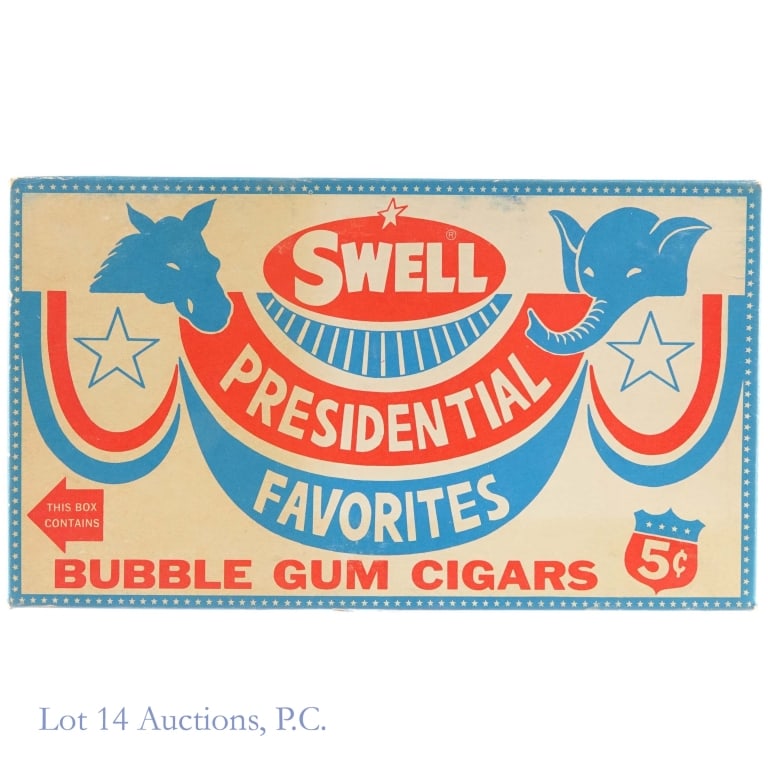 1968 Win With Dick Bubble Gum Cigars (Comp Box) - 3
