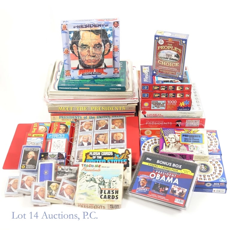 US History President Cards Games Puzzles *** (1 of 5)