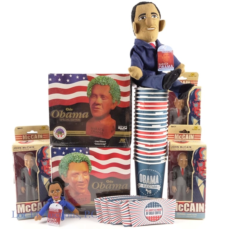 Obama & McCain Themed Political Items (8) (1 of 7)