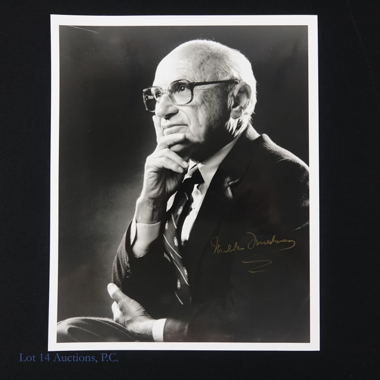Milton Friedman (Economist) Signed Photo (1 of 2)