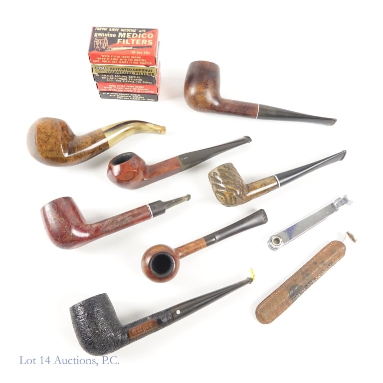 Asst. Tobacco Pipes & Filters (7) (1 of 9)