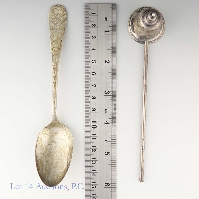 Various Sterling Silver Jewelry, Tableware - 6