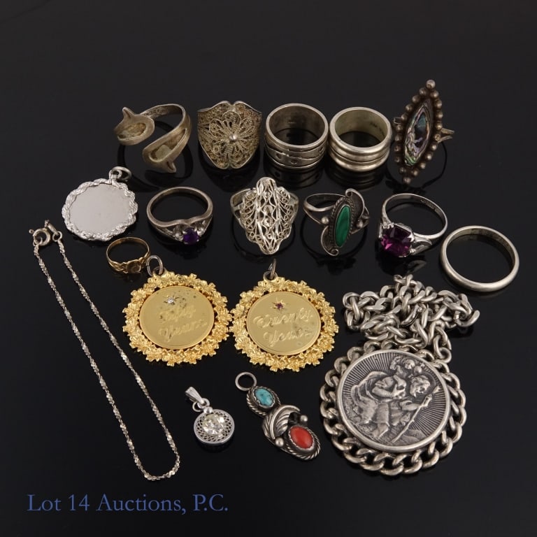 Sterling Silver Rings, Pendants, Bracelets (1 of 7)