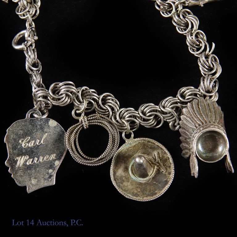 Sterling Silver Charm Bracelets - 4