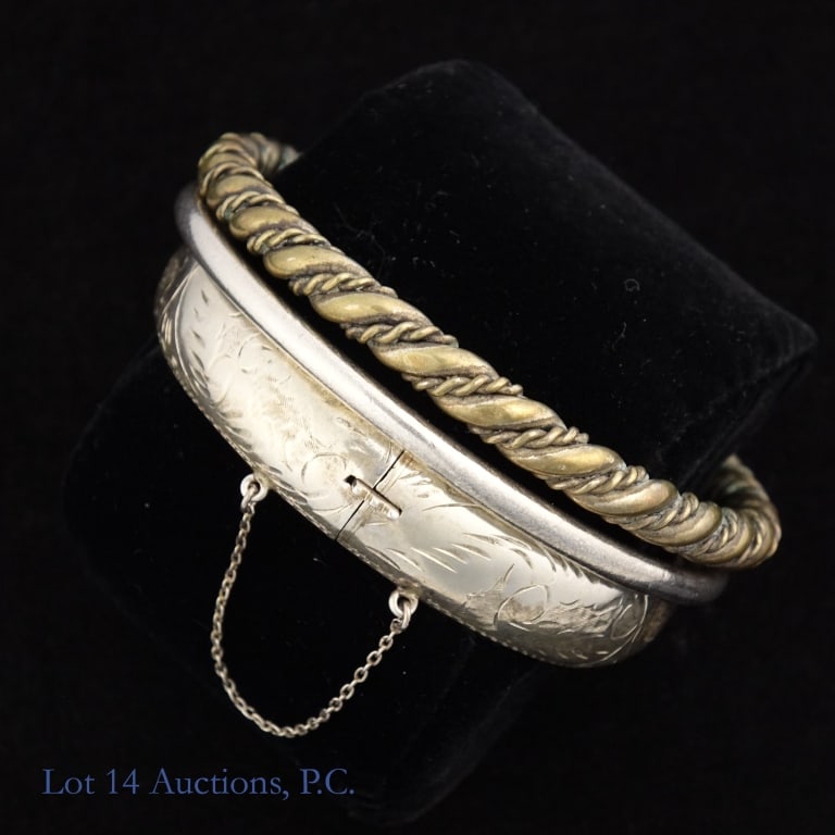 Sterling Silver Bangles (3) - 2