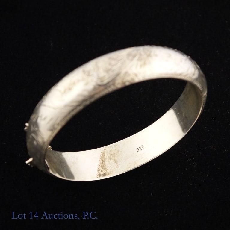 Sterling Silver Bangles (3) - 4