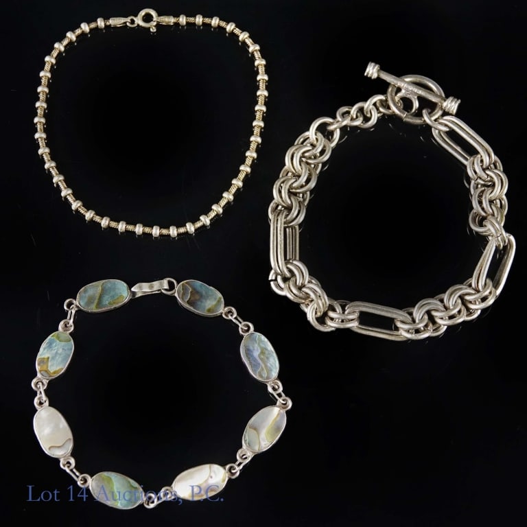 Sterling Silver Bracelets (5) - 5