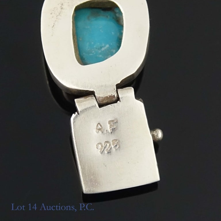 Silver and Turquoise Bracelets (2) - 6