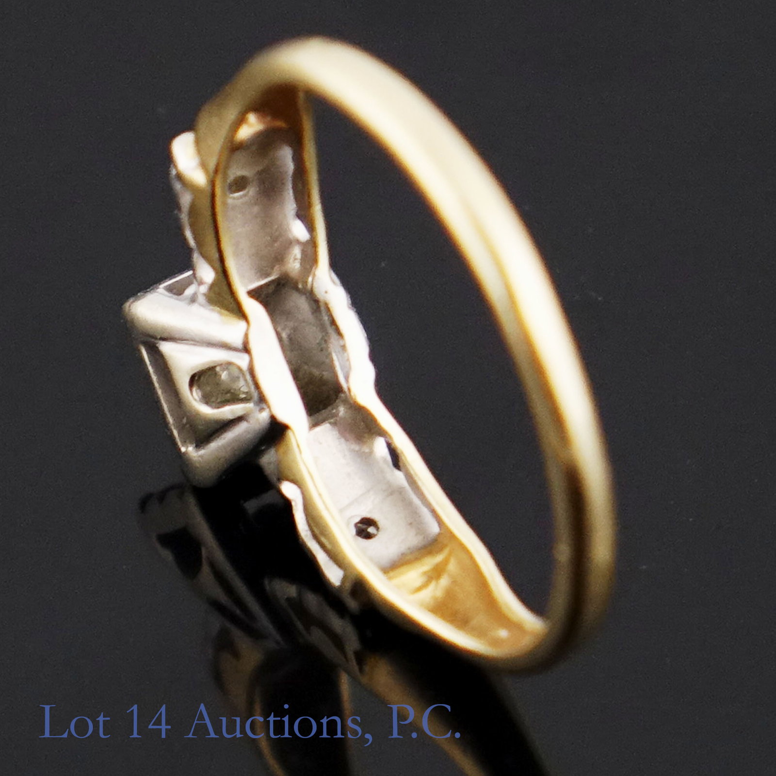 14k Gold Diamond Ring - 5