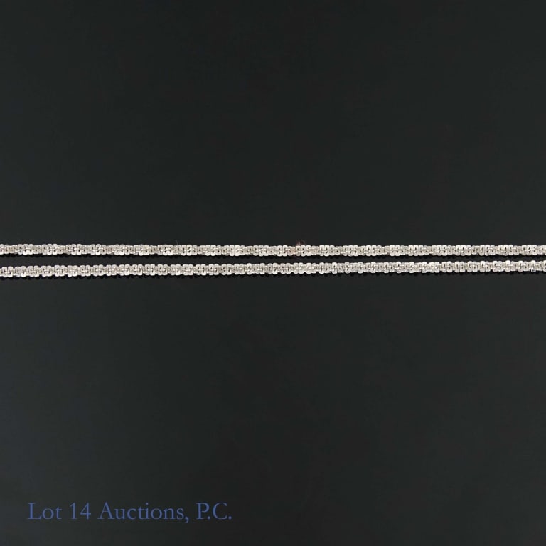 14k White Gold Chain - 3