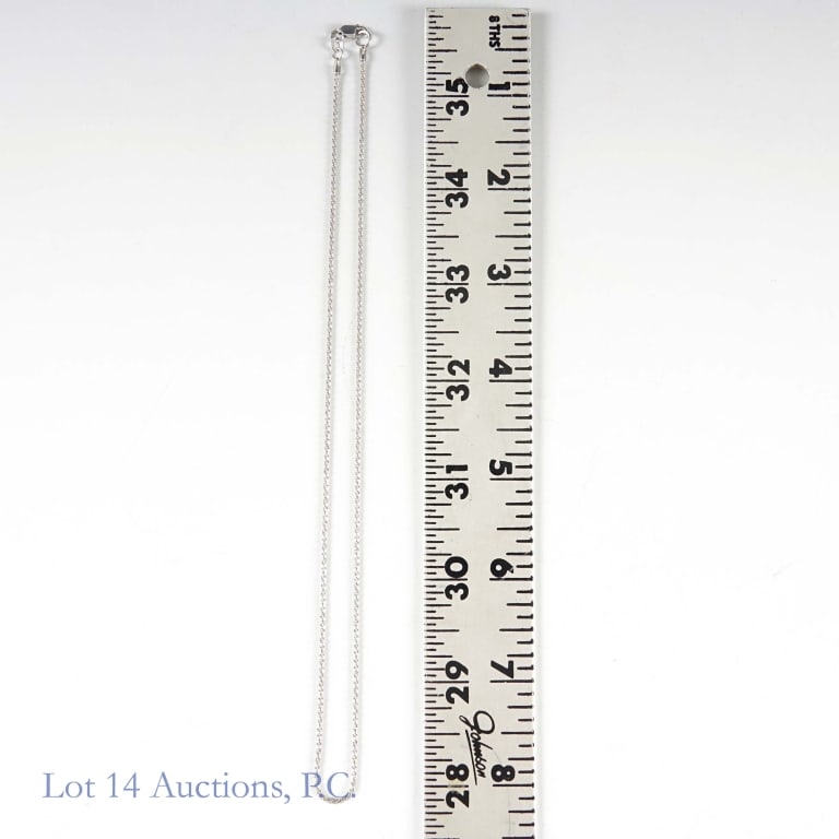 14k White Gold Chain - 5