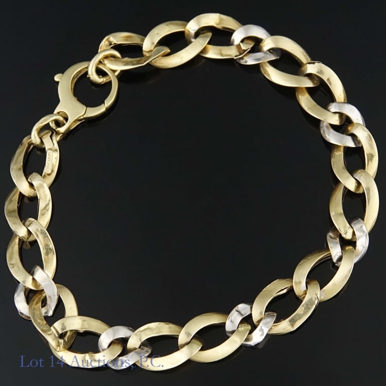 14k Gold Chain Bracelet (1 of 4)