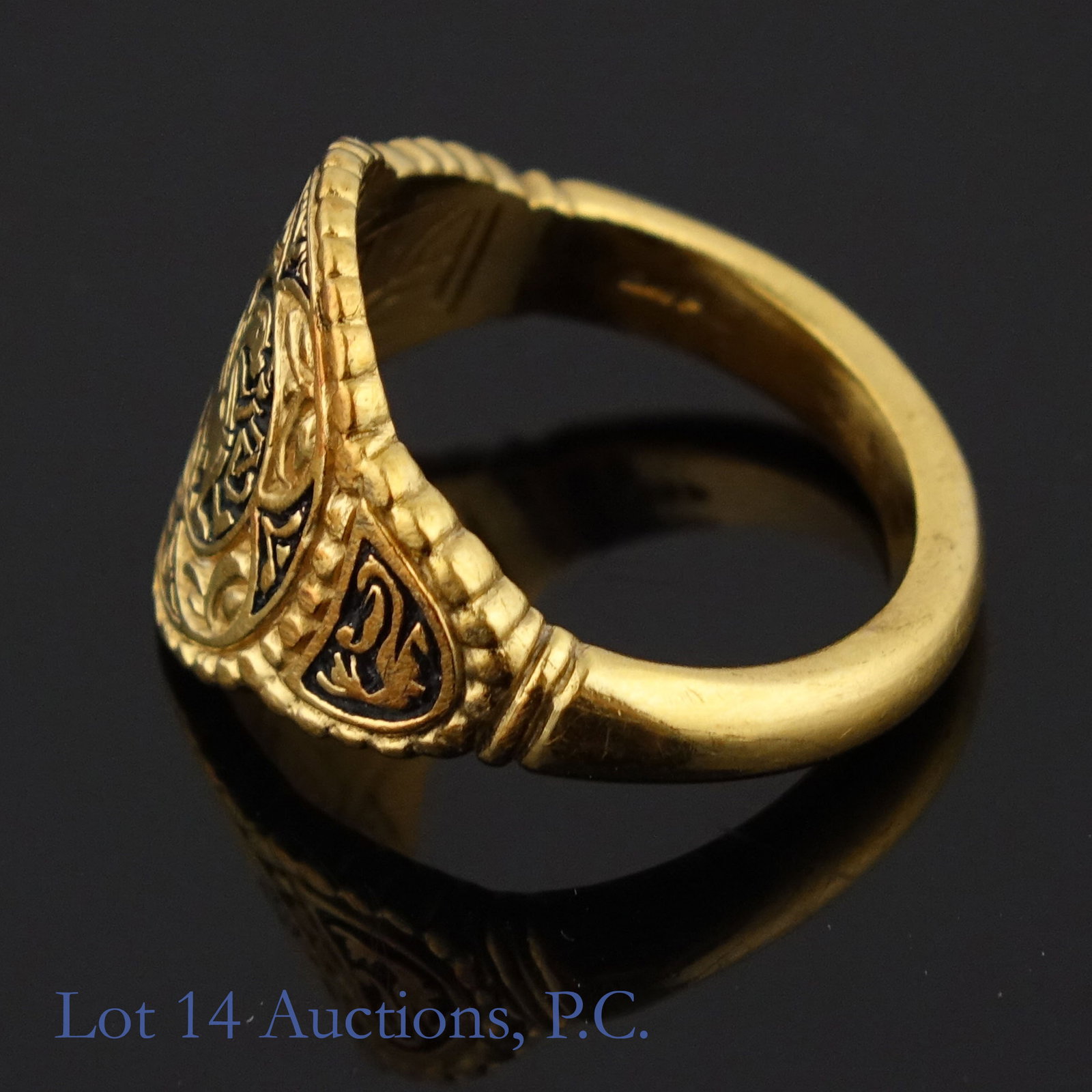 22k(?) Yellow Gold Ring - 2