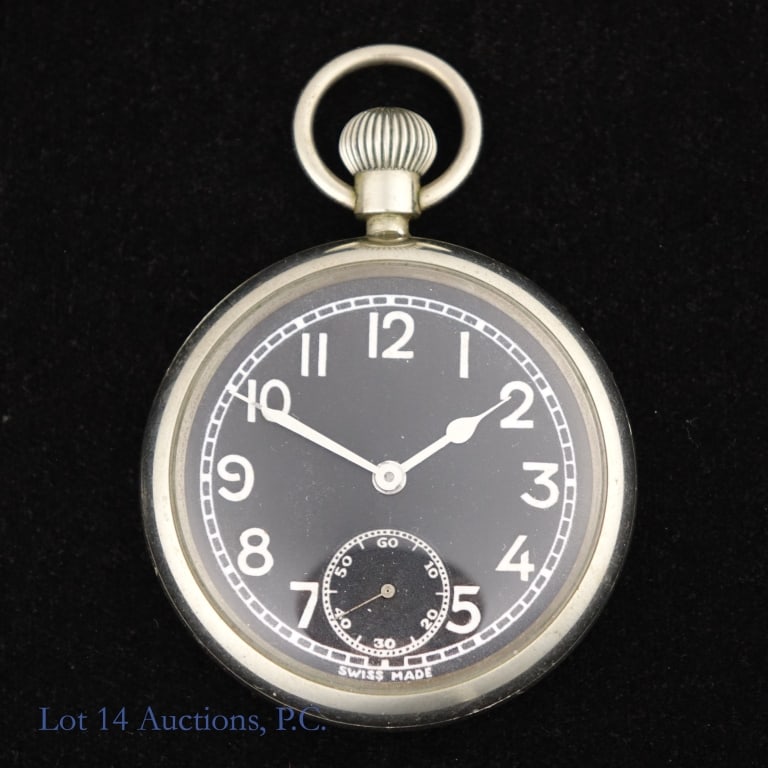 British WWII Military Pocket Watch (1 of 5)