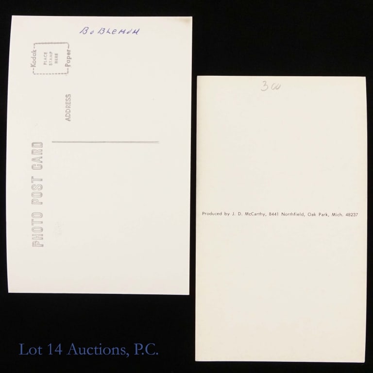 Cincinnati Cleveland Baseball Signed Postcards - 7