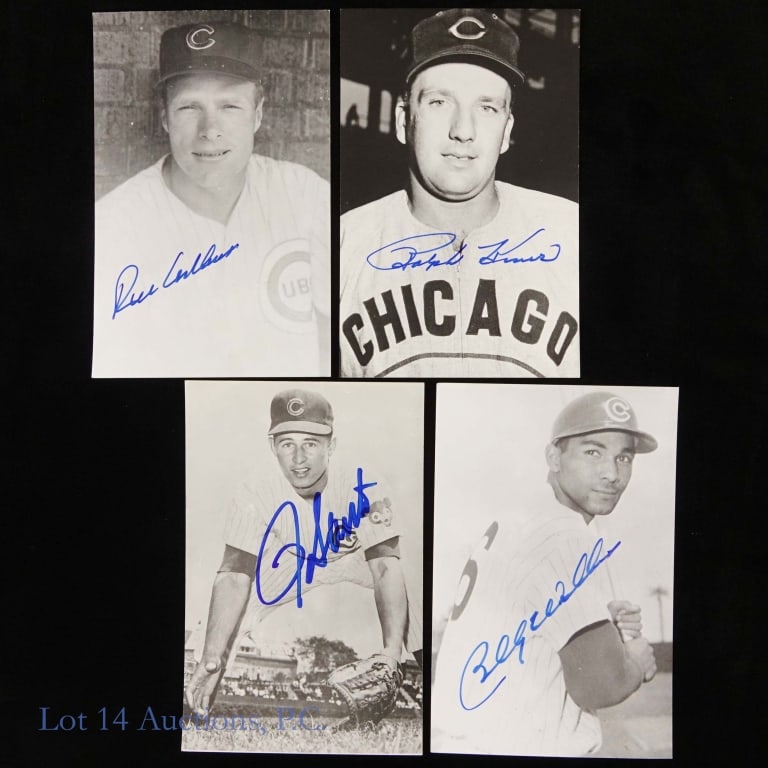 Chicago Cubs Signed Postcards (8) - 4