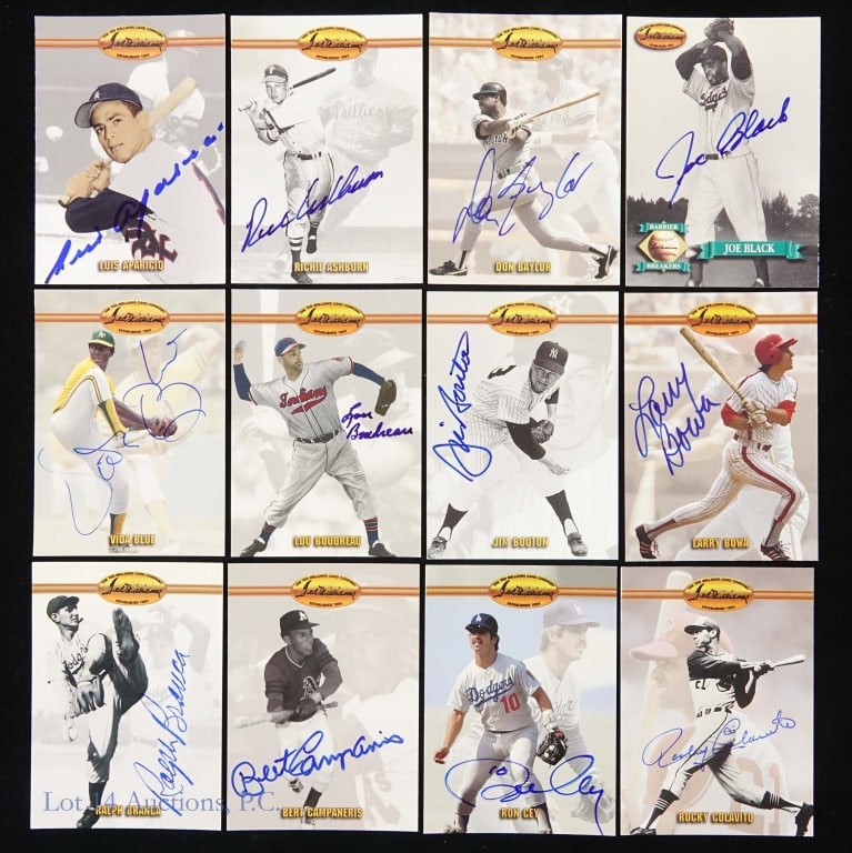 Autographed Baseball Cards (48) *** - 2
