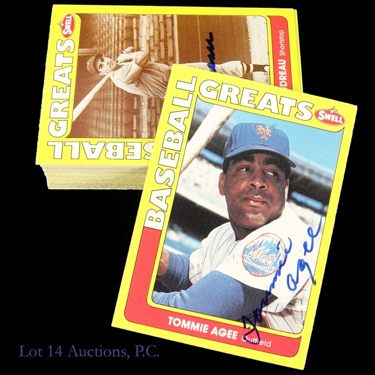 1991 Swell Baseball Cards Autographed (46) (1 of 5)