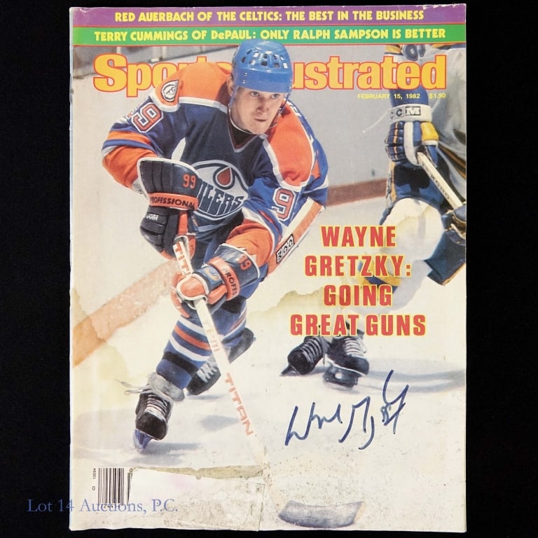 Wayne Gretzky Signed 1982 Sports Illustrated AS IS (1 of 5)